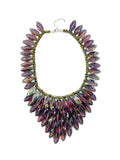 The "Vespera" Swarovski Crystal Marquise Fringe Statement Necklace