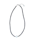 The "Midnight Luminous" Black Spinel & Freshwater Pearl Choker Necklace