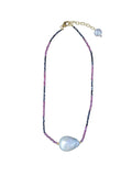 The "Imperial Luminous" Ruby, Sapphire & Baroque Pearl Choker Necklace
