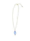 The "Celeste" Oval Moonstone Pendant Necklace