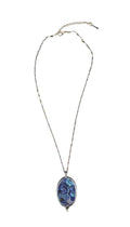 The "Celeste" Oval Abalone Pendant Necklace