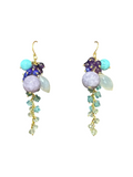 The "Aurora" Lavender Jade & Multi-Gemstone Chandelier Earrings