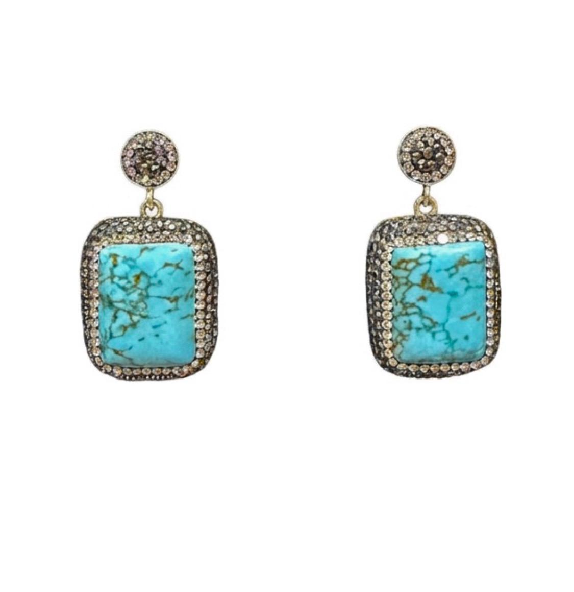 The Turquoise Oracle Earrings