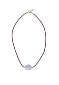 The "Crimson Luminous" Ruby & Freshwater Pearl Choker Necklace