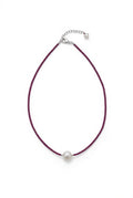 The "Ruby Bloom" Pearl & Ruby-Red Beaded Choker Necklace