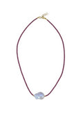 The "Ruby Strand" Baroque Pearl & Ruby-Red Beaded Necklace