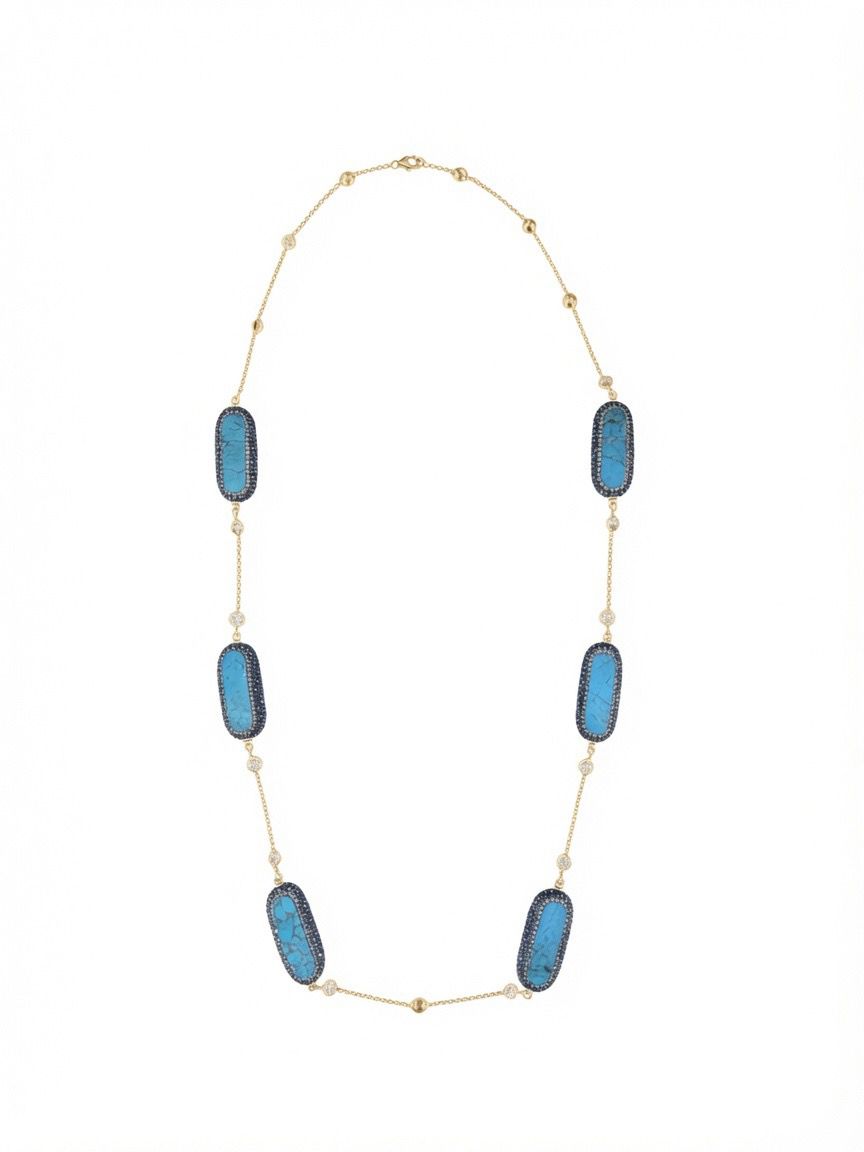 The Eternal Azure Necklace