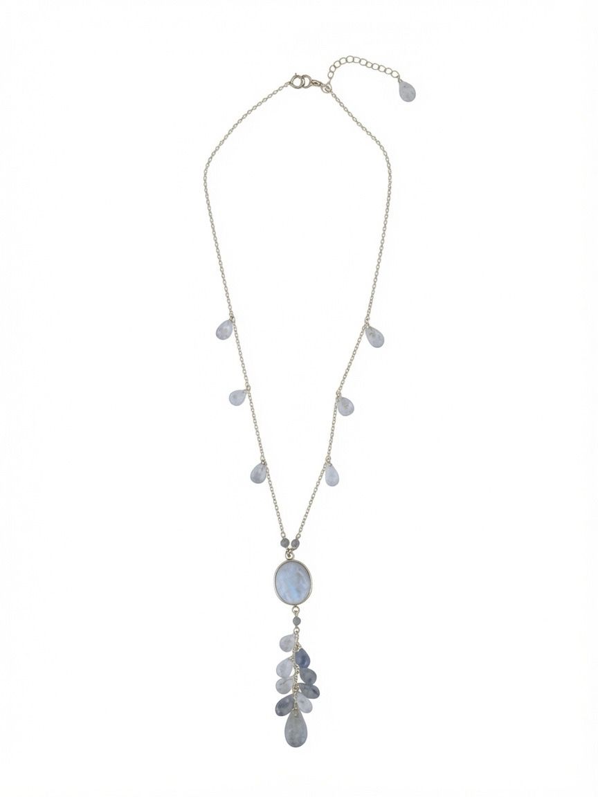 The Moonstone Veil Necklace