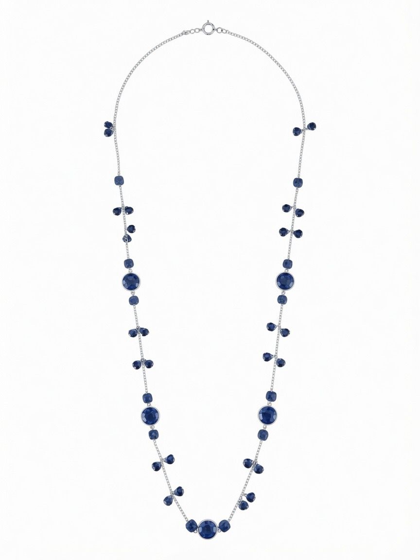 The Lapis Cascade Necklace