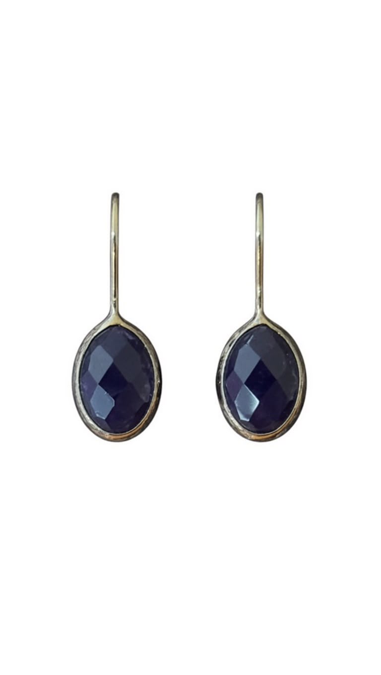 Los pendientes de zafiro "Nocturno"