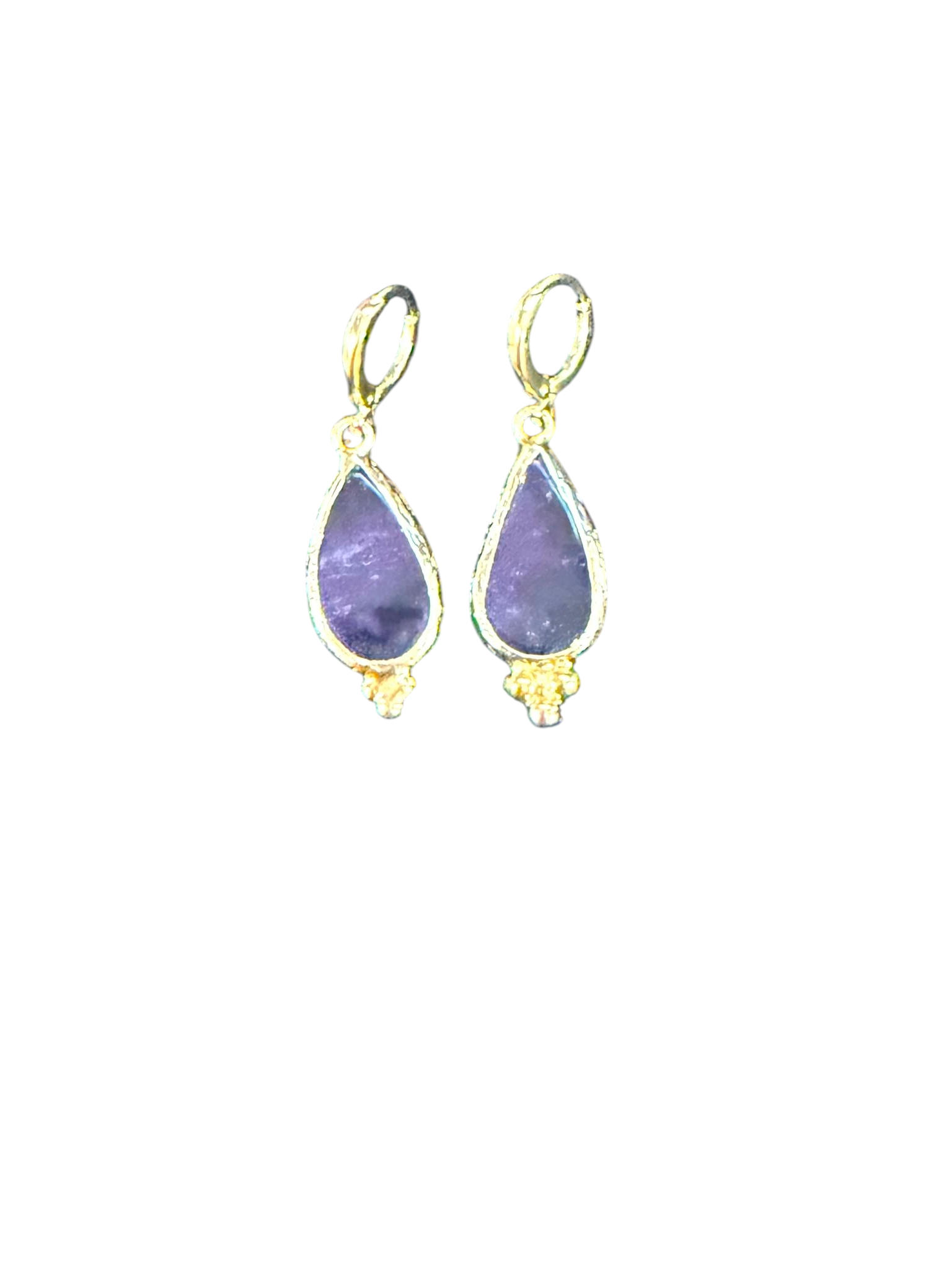 Artisanal Teardrop Ametrine Pendant in Gold