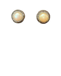 The "Odessa" Freshwater Pearl, Hematite & Swarovski Crystal Stud Earrings