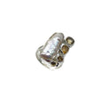 The "Lustre" Baroque Pearl & Citrine Cluster Ring