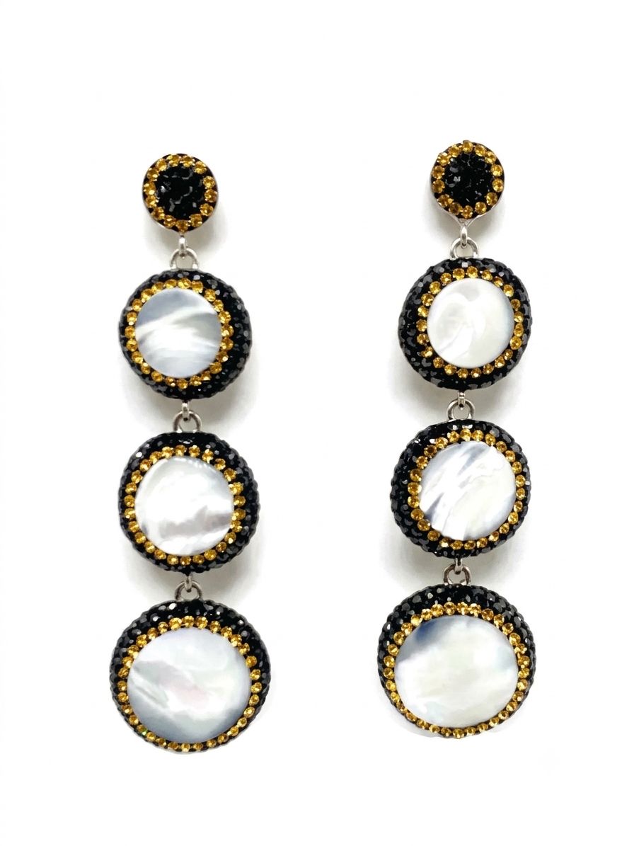 The Opulent Pearl Cascade Earrings