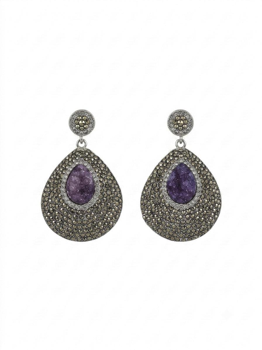 The Sapphire Teardrop Earrings