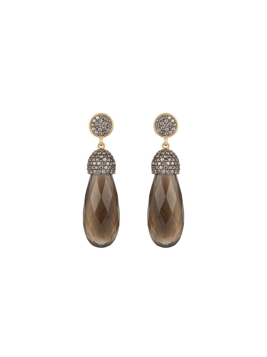 The Cat's Eye Teardrop Earrings